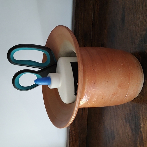 Wheel Thrown Vase Ceramic Pottery by Mason,  Pioneer Pottery Fall Color - Picture 7 of 9